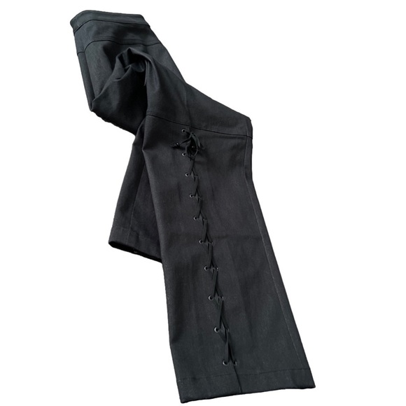 ST. John Sport Back Lace Up Jeans - Picture 3 of 12